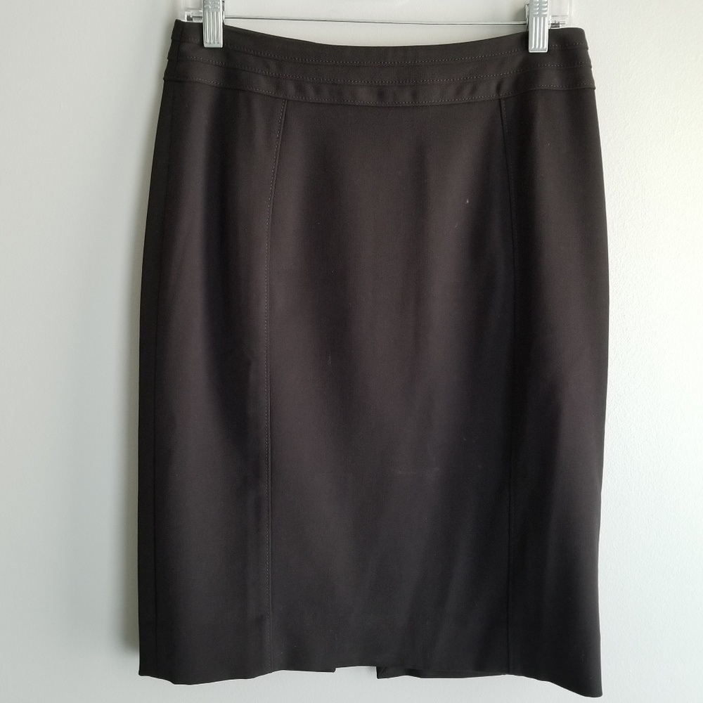 WHITE HOUSE BLACK MARKET Black Pencil Skirt Size 6